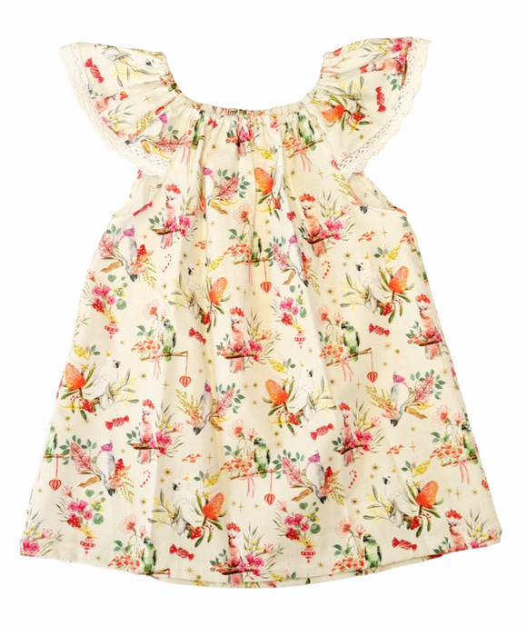 Flutter Dress - Christmas Birds