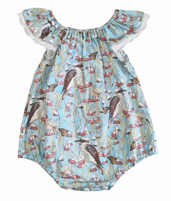 Flutter Playsuit - Kookaburra