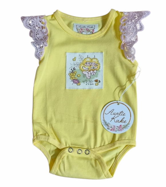 Flutter Snapsuit - Wattle Babies