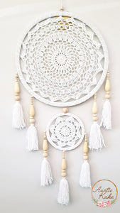 Wall Hanging Dreamcatcher - White