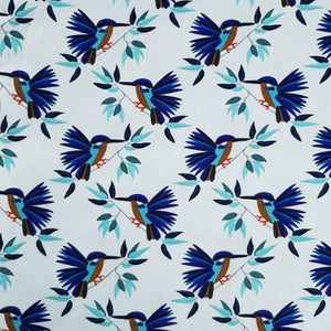 Organic Jersey Swaddle - Kingfisher