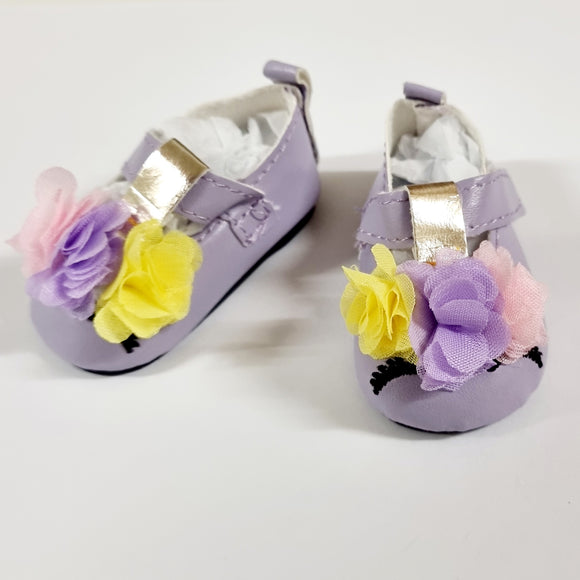 Doll Shoes - Eyelash Purple