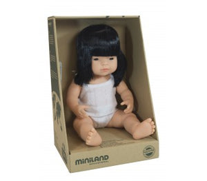 Miniland - 38cm Asian Girl