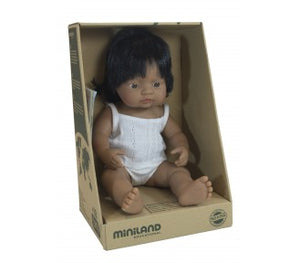 Miniland - 38cm Hispanic Girl