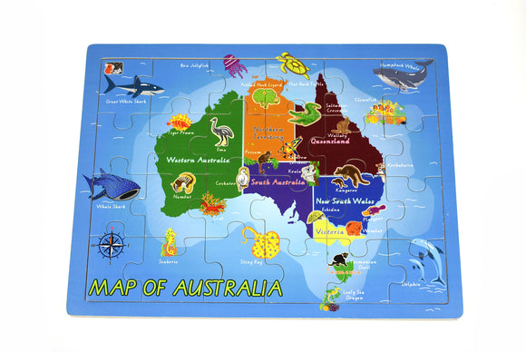 Puzzle - Australian Map